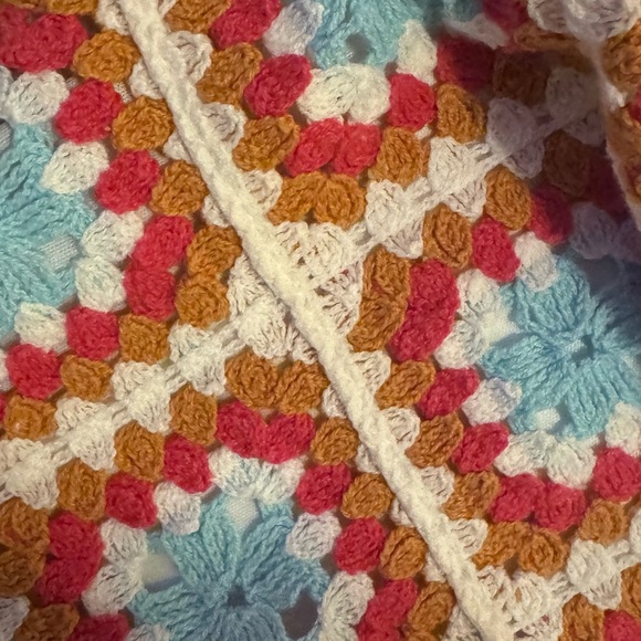 Crochet Patterned Mini Dress - Picture 3 of 3